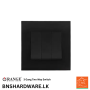 Akoya 3 Gang Two Way Switch - Orange