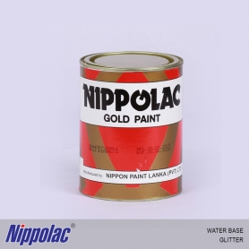 Nippolac Gold Paint Glitter - Water Base