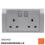 Akoya 13A Twin Socket - Orange