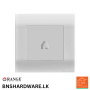 Akoya Telephone Socket  - Orange