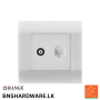 Akoya Telephone + TV Socket - Orange
