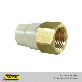 Anton C PVC (Hot Water) BRASS/FE/Adapter 1/2
