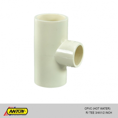 Anton C PVC (Hot Water) R/Tee 1 x 1/2