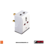 13A 3 Way Fused Adaptor with Neon  -  Kevilton
