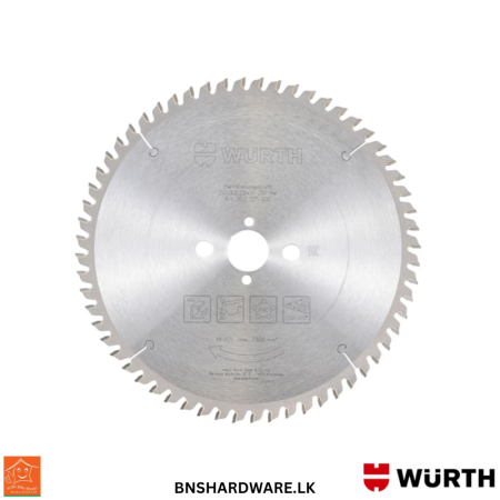 Circular Saw Blade For Aluminium  250 X 25.4  - Wurth