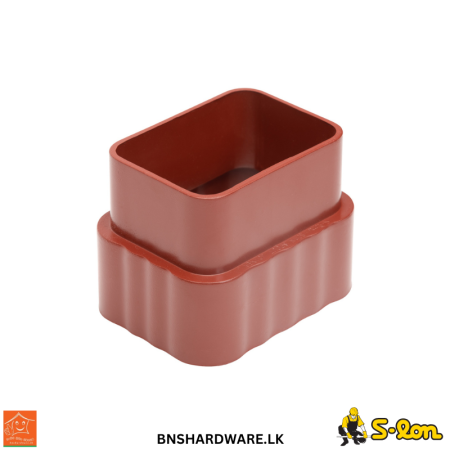 S lon Down Pipe Joiner - Brown