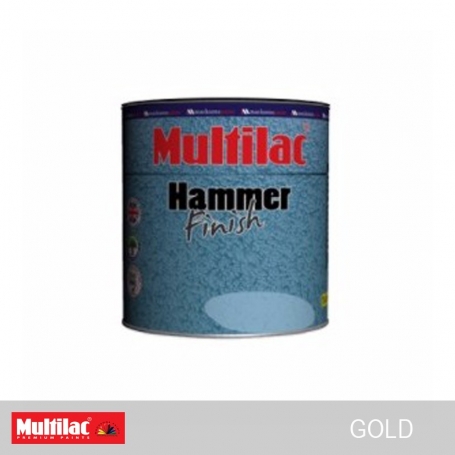 Multilac Hammer Finish Paint Gold