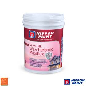 Nippon Vinyl Silk Weatherbond Maxiflex -  Brilliant White