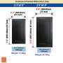 Embossed Painted Black Door 6