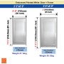 Embossed Painted White Door 6
