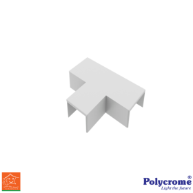 PVC Square Equal Tee Moulded - Polycrome