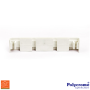 PVC Cover Joint Moulded 100mm - Polycrome