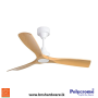 DC Ceiling Fan (Teak White)- Polycrome