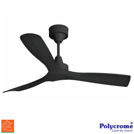 DC Ceiling Fan (Black)- Polycrome
