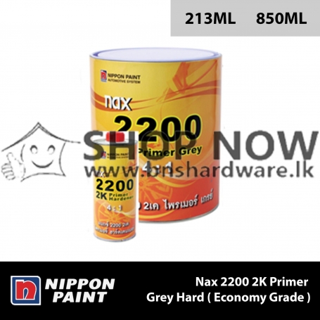 Nax 2200 2K Primer Grey Hard ( Economy Grade )