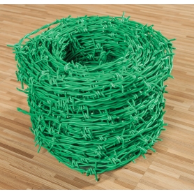 PVC Coated Barbed Wire- Gauge 14 (Mascon)