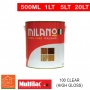 Milano Pu Top Coat Lacquer 100 Clear