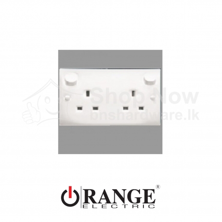 Orange X5 13A Twin S/Socket Outlet