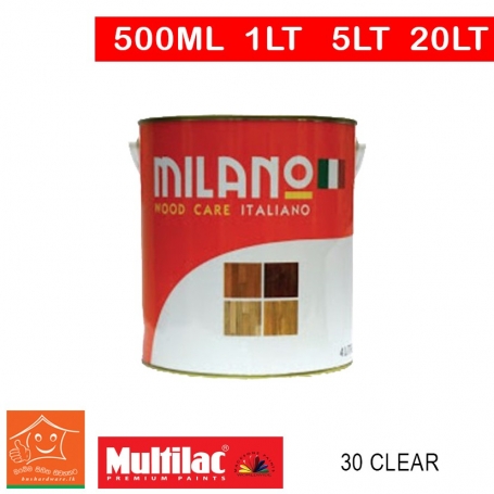 Milano Pu Top Coat Lacquer 30 Clear