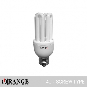 Orange CFL High Voltage 4 U Screw Type 64W D/L