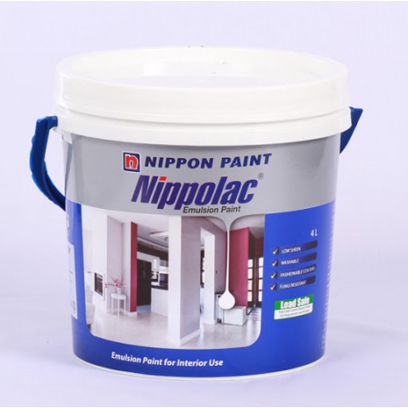 Nippolac Emulsion -Vinyl White & Colors 4L  (Colour pack 02)