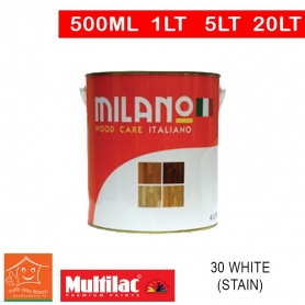 Milano Pu Top Coat Lacquer 30 White (Stain)