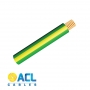 ACL CU/PVC/PVC 7/0.67mm 100m (2.5mm2)- Earth, Imperial Size 7/.029"