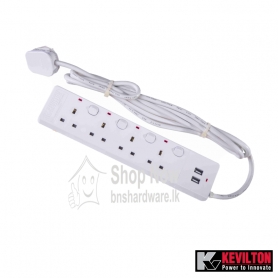 Kevilton 13A 4 Way Trailling Socket  with USB