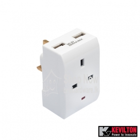 Kevilton Fused Adaptor with Neon & 2 USB