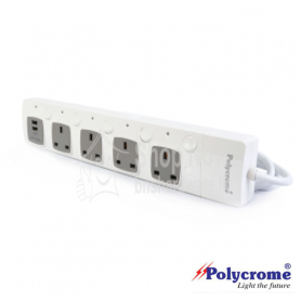 Polycrome Extension Wire Code (White)