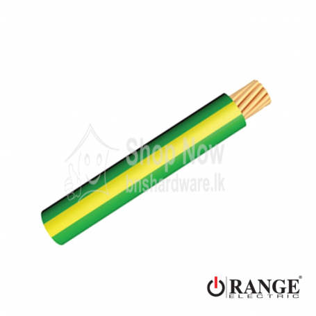 Orange 7/0.67 Green Earth Cable 100M (2.5mm2)