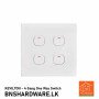 Buy Kevilton 4 Gang 1 Way Switch Online in Sri Lanka | High-Quality Electrical Switches at Best Prices
