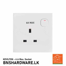 Buy Kevilton 6 A Max. Socket Online in Sri Lanka | High-Quality Electrical Switches at Best Prices