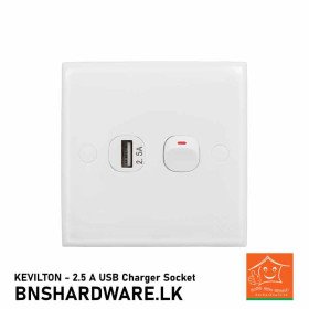 Buy Kevilton 2.5 A USB Charger Socket Online in Sri Lanka | High-Quality Electrical Switches at Best Prices