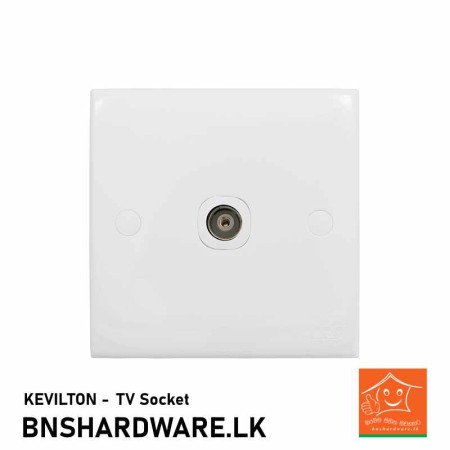 Buy Kevilton TV Socket with One Gang Online in Sri Lanka | High-Quality Electrical Switches at Best Prices