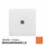 Buy Kevilton TV Socket with One Gang Online in Sri Lanka | High-Quality Electrical Switches at Best Prices