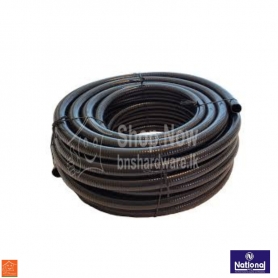 National Corrugated Flexi Tubing (Black) 30m