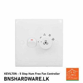 Buy Kevilton 5 Step Hum Free Fan Controller Online in Sri Lanka | High-Quality Electrical Switches at Best Prices
