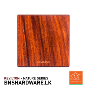 Buy Kevilton Blank Plate Mahogany Online in Sri Lanka | High-Quality Electrical Switches at Best Prices