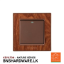 Buy Kevilton 1 Gang 2 Way Switch Teak Online in Sri Lanka | High-Quality Electrical Switches at Best Prices