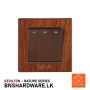 Buy Kevilton 3 Gang 2 Way Switch Teak Online in Sri Lanka | High-Quality Electrical Switches at Best Prices