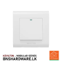Buy Kevilton 1 Gang 2 Way Modular Switch White Series Online in Sri Lanka | High-Quality Electrical Switches at Best Prices
