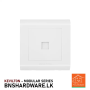 Buy Kevilton Telephone Socket Modular White Series Online in Sri Lanka | High-Quality Electrical Switches at Best Prices