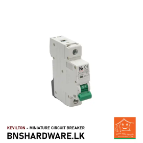 MCB 6kA 1-Pole Circuit Breaker - Overload & Short Circuit Protection
