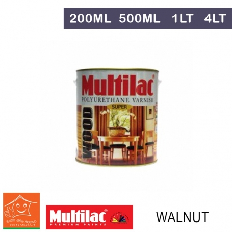Multilac Polyurethane Varnish Walnut