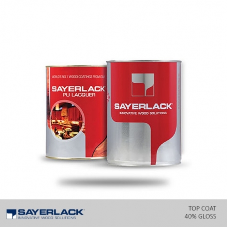 Sayerlack PU HD System Top Coat Clear - 40% Gloss